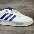 thumbnail image 3 of Ad-id-as Rivalry Shoes Men Size 11 Sneakers White Orange Blue Lace up Casual, 3 of 6