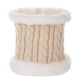 thumbnail image 1 of Bufanda y gorro de invierno para bebé sweethay con pompones beige, 1 of 6