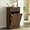 Brown, variant on 35.8" H Tilt Out Laundry Hamper Cabinet, Modern Fluted Trash Can Cabinets with Drawer, Wooden Hidden Garbage Cabinet for Kitchen and Bathroom (Natural Oak, Single)
