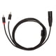 thumbnail image 1 of Cable XLR macho a 2 RCA HiFi señal clara sin pérdidas XLR Y Cable divisor para mezclador altavoz activo micrófono 1m/3,3 pies, 1 of 5