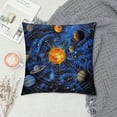 thumbnail image 2 of Orinice Planets Sun Graphic Decorative Throw Pillow Cover for Home Couch Living Room Bed Sofa - 1PC 20x20in, 2 of 5