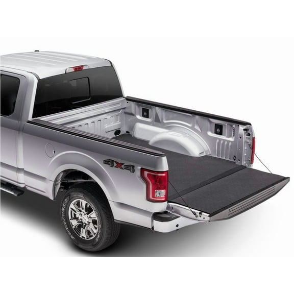 BedRug by RealTruck IMPACT Mat | Compatible with 2017 - 2024 Ford F-250, F-350 Super Duty 81.9 Bed, Models w/Non Liner / Spray-In | Charcoal Grey, IMQ17SBS