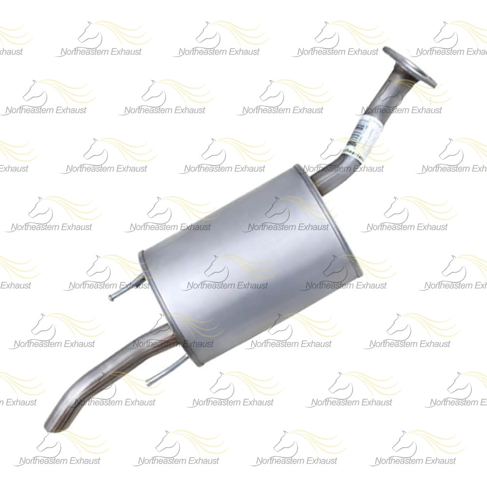 Northeastern Exhaust Rear Muffler with Hangers Fits 2010-2014 Honda Insight 1.3L - Direct Fit | Stainless Steel