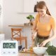 thumbnail image 5 of Simples Display Alarm Clock Student Wake-up Alarm Clock Electronic Clock White Backlight Perpetual Calendar Alarm Clock, 5 of 8