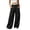 Black, variant on COMVALUE Womens Wide Leg Pants Loose Fit Striped Trouser with Pockets, Y2K Casual Palazzo, Vintage Holiday Work Business Office Trousers, Soft Bottoms Fall Summer (Blue, L)