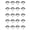 White-4XL, variant on 100Pcs Washable Fabric Size Labels Assorted Size Clothing Labels For Garment Marking Household Clothing Identification