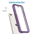 thumbnail image 3 of JETech Case for iPhone SE 3/2 (2022/2020 Edition), 4.7-Inch, Shockproof Phone Bumper Cover, Anti-Scratch Clear Back (Purple), 3 of 6