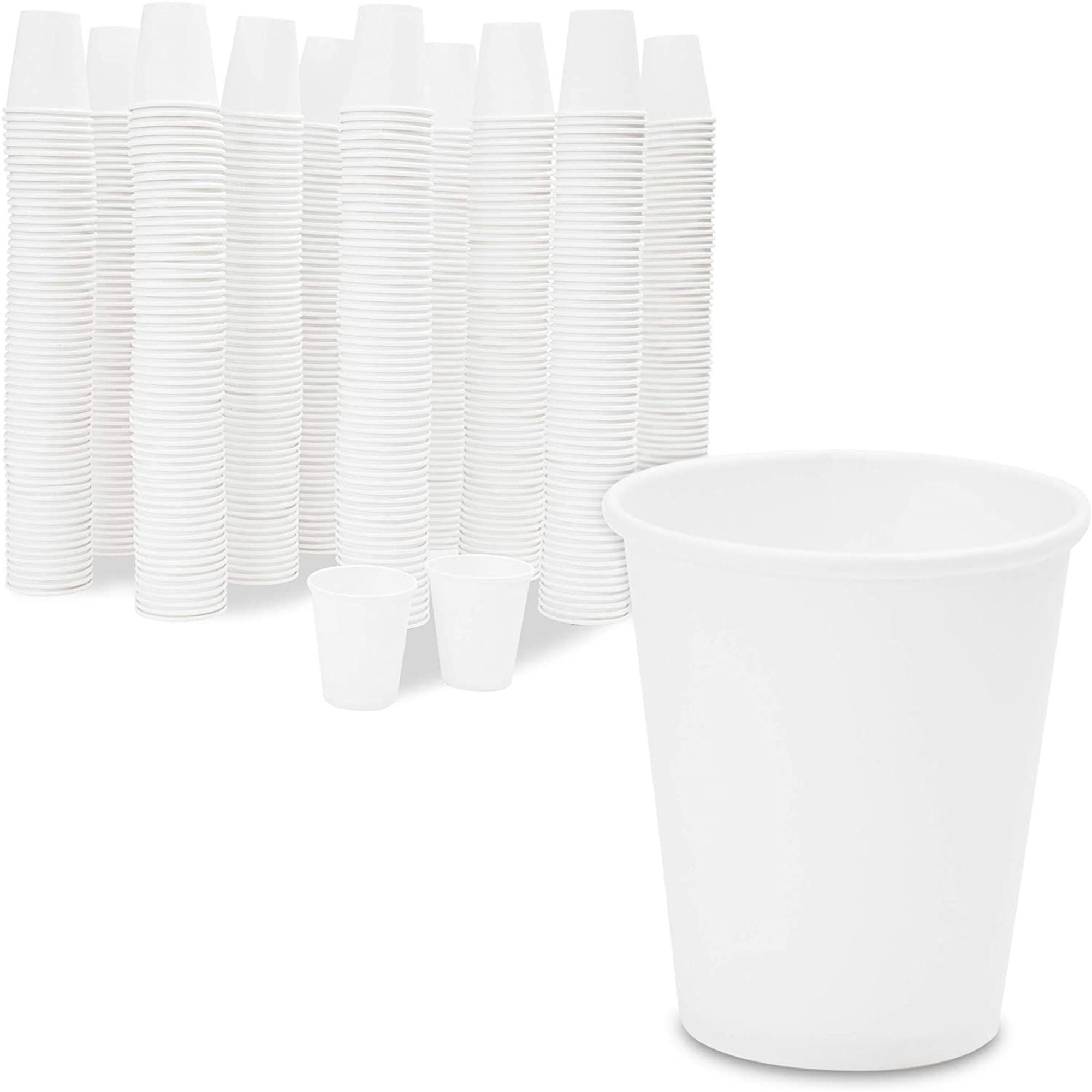 600Pack 3Ounce Small Paper Cups, Disposable Cups for Bathroom