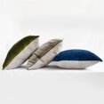 thumbnail image 5 of Decorative Beige 16"x16" (40x40 cm) Throw Pillows, Velvet Double Side, Top Zipper Leather Puller Throw Pillows For Couch, Solid Color Pattern Modern Style - Velvet Beige Jules, 5 of 5