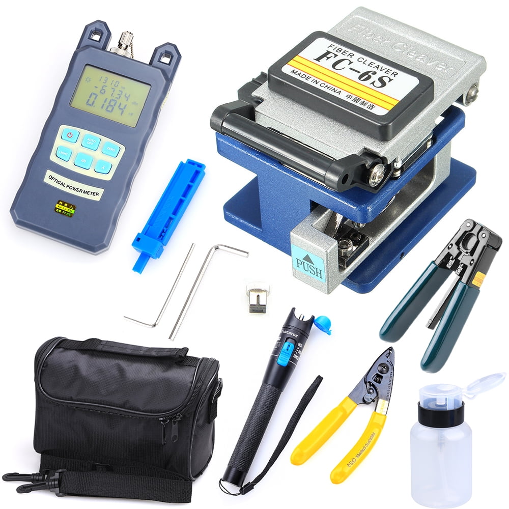 FTTH Fiber Optical Cable Cold Connection Tool Kit 18 in 1 with FC6S
