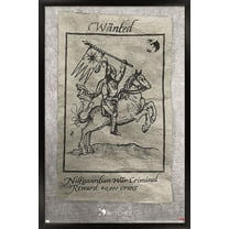 Netflix The Witcher Season 2 - Wanted War Criminal Wall Poster, 22.375" x 34", Framed