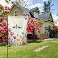 thumbnail image 6 of Welcome Spring Garden Flag Double Sided Floral Butterfly Tulip Garden Flag， 12x18 Inch， Outdoor Yard Decoration For House Lawn Patio, 6 of 6