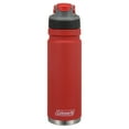 thumbnail image 3 of Coleman Autoseal FreeFlow Stainless Steel Insulated Water Bottle, 24 oz, Heritage Red, 3 of 10