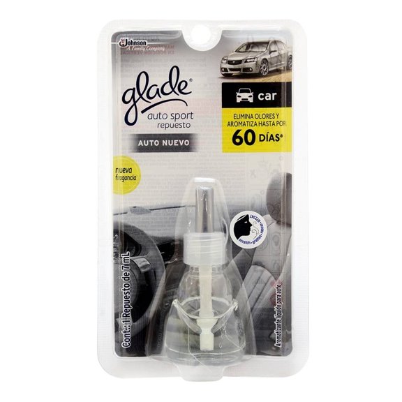 Aromatizante para Auto Glade Auto Sport Líquido Auto nuevo 7 ml