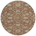 thumbnail image 2 of Addison Rugs Chantille Indoor/Outdoor Transitional Moroccan Paprika Washable Round Rug, 8' x 8', 2 of 6
