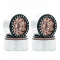 thumbnail image 1 of Yeacher Aluminum Alloy Wheel Rim Beadlock Wheel Rims Hub 4pcs Replacement for 1/10 TRX4 Axial, 1 of 7