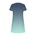 thumbnail image 4 of Women's Casual A-Line Dress Summer Beach Tshirt Dress Short Sleeve Flowy Sundresses Gray XL, 4 of 5