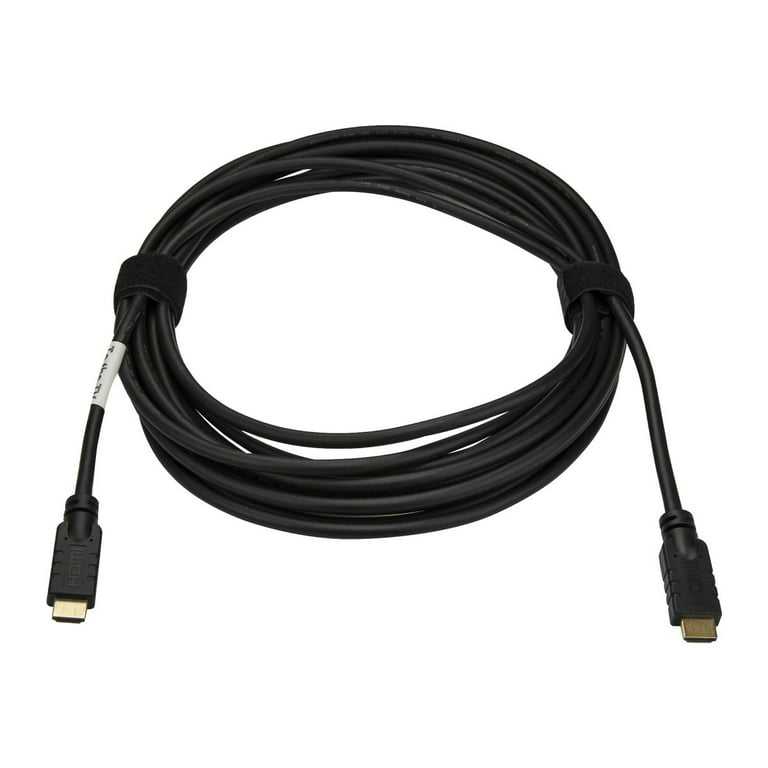 Creed Afslag Jeg var overrasket Startech.com 10m(30ft) Hdmi 2.0 Cable, 4k 60hz Active Hdmi Cable, Cl2 Rated  For In Wall Installation, Long Durable High Speed Ultra-hd Hdmi Cable, Hdr  10, 18gbps, Male To Male Cord, Black -