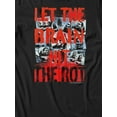 thumbnail image 3 of Skibidi Toilet Let The Brain Hit The Rot Mens Graphic T-Shirt (Black, S-XXL), 3 of 4