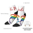 thumbnail image 6 of Pofeuu Lgbt Gnome Print 30cm Socks, Adult Running Hiking Socks for Youth and Adult, 6 of 7