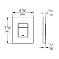 thumbnail image 2 of Grohe Skate 38732SD0 Wall Plate in Grohe Stainless Steel, Brushed, 2 of 2