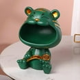thumbnail image 3 of Contenedor moderno para guardar estatuas, figuras de animales de resina y otros objetos. Verde, 3 of 6