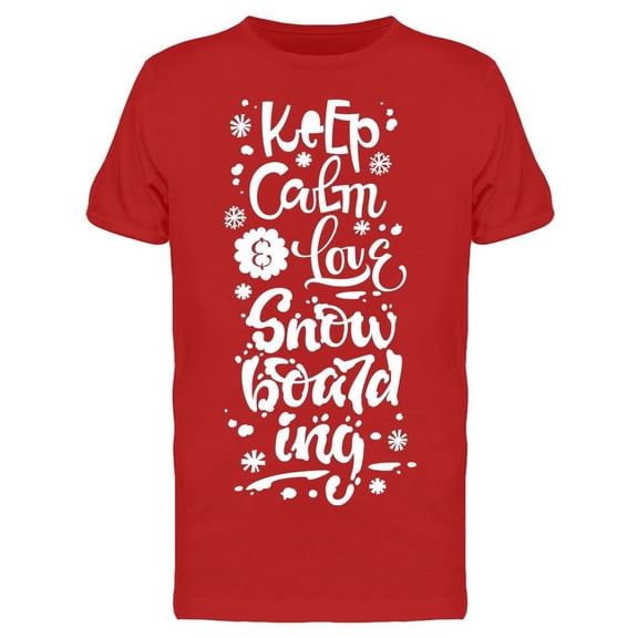 I Love To Snowboarding Tee Men's -Image by Shutterstock Men's T-shirt