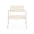 thumbnail image 6 of Crowningshield Outdoor Modern 2 Seater Chat Set, Matte White, 6 of 14