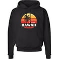 thumbnail image 2 of Inktastic Kauai Hawaii Retro Sunset Adult Hoodie Sweatshirt, 2 of 4