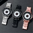 thumbnail image 2 of Men s Ultra Thin Watches Men Business Stainless Steel Mesh Belt, 2 of 5