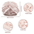 thumbnail image 4 of MEGICOT 100% Mulberry Silk Sleep Cap with Elastic Band, Hair Care Bonnet for Natural Hair Curly Hair, 4 of 7