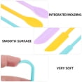 thumbnail image 5 of FRCOLOR Baking Scraper Silicone Spatula with Ergonomic Handle for Baking and Cooking 3pcs Assorted Color,11.97"X0.59"X0.24", 5 of 5