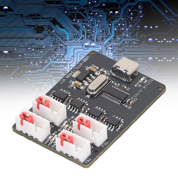 Módulo USB A TTL, Módulo De Puerto Serie USB A TTL Salida De 400 MA Con Indicador LED Para Bricolaje