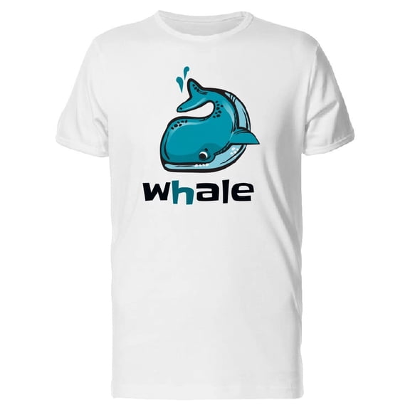 Whale Funny Doodle Tee Men's -Image by Shutterstock