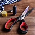thumbnail image 5 of Premium Tailor Scissors – Heavy Duty Multi-Purpose Titanium Coating Forged Stainless Steel – Sewing Fabric Leather Dressmaking – Comfort Grip Shears – Professional Crafting – 9.5 Inch, 5 of 5