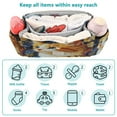thumbnail image 4 of DIXRUYEE Stroller Organizer Bejeweled Cat Among Blooms Printed, 4 of 7