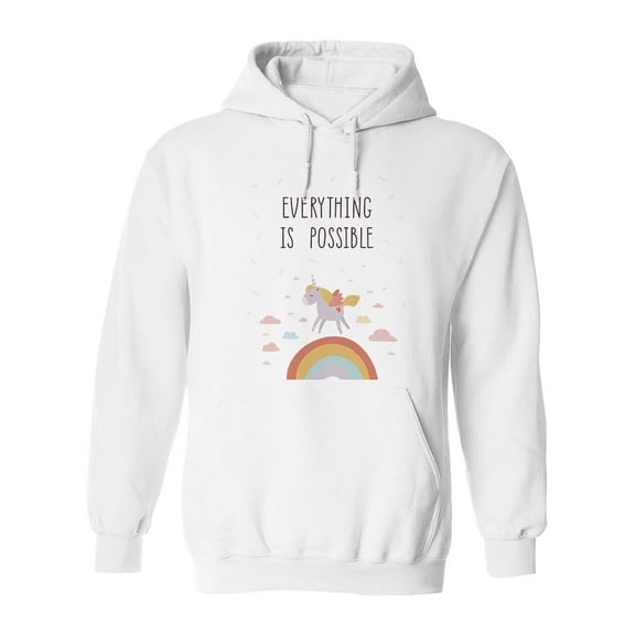 Everything Is Possible. Hoodie Women -Image by Shutterstock, Female 3X-Large