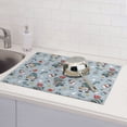 thumbnail image 6 of Yiaed Winter Gnome And Snowman Print Highly Absorbent Microfiber Kitchen Counter Mat, Dish Drying Pad for Dishes, Utensils, Pots and Pans, Large 18" x 24", 6 of 7