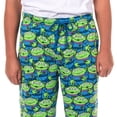 thumbnail image 3 of Disney Toy Story Pajamas Men's Pizza Planet Aliens AOP Lounge Pajama Pants, 3 of 5