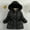 Black, variant on Girls Winter Coat Heavyweight Long Hooded Puffer Jacket Kids Fa𝗎x F𝗎r Collar Warm Parka Snow Outwear Winter Wear Snowsuit Insulated 𝖶aterproof Cold Weather Jacket