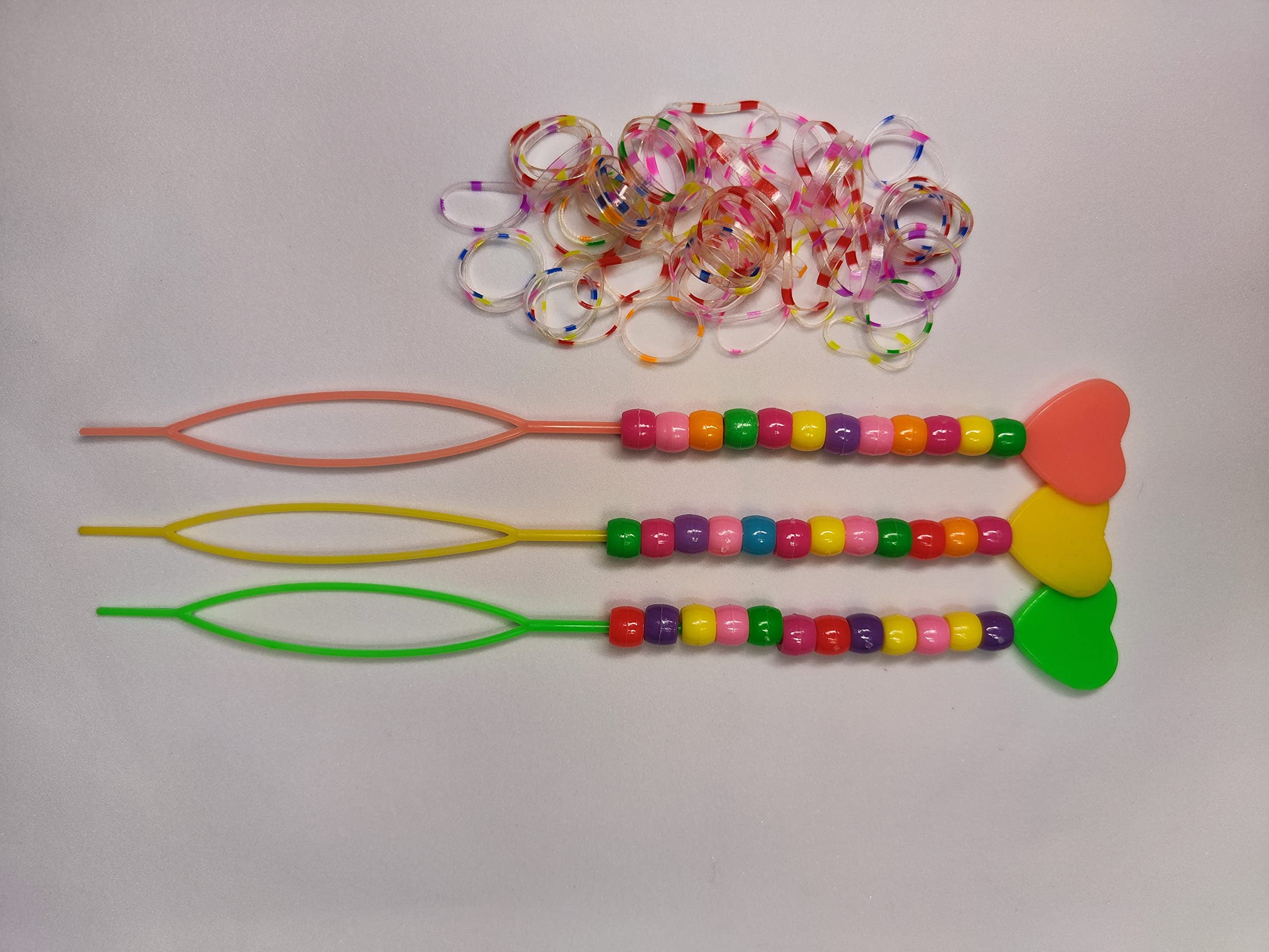 topsy tail hair tool, Hair beader tool, colorful hair braiding tool, 3 Count