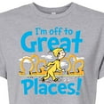 thumbnail image 3 of Dr. Seuss - I'm Off To Great Places - Juniors Cropped Cotton Blend T-Shirt, 3 of 6