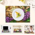 thumbnail image 5 of Stained Glass Butterfly Placemats Set of 6 Coffee Mats, Non Slip Backing 18x12 Inch for Home and Restaurants, 5 of 9