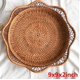 thumbnail image 3 of Rattan Round Fruit Baskets Wicker Storage Bowls Natural Woven Serving Basket Bowls, 3 of 4