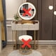 thumbnail image 5 of Dressing Table Light Luxury Rock Board Bedroom Dressing Table Modern Minimalist Makeup Cabinet Comoda Pra Quarto Furniture My Lux Decor Round, 5 of 23