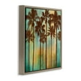 thumbnail image 3 of Stupell Industries Looming Palms on Gradient Landscape & Nature Painting Brown Floater Framed Canvas Art Print Wall Art, 25 x 25, 3 of 9