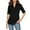 Black, variant on Nnhblu Womens Summer Tops Dressy Casual Long Sleeve Ladies Tops and Blouses V Neck Black