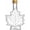 50ml, variant on Glass Maple Syrup Bottles, Reusable Leaf Shaped, Food Grade Canning Bottles - Empty Glass Syrup Jars with Lids for Homemade Drinks
