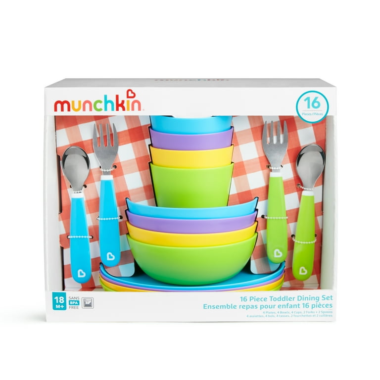 Munchkin Baby Dining Set, 16-Piece, Toddler Dishes photo 6