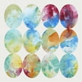 thumbnail image 3 of Goldberger, Jennifer 20x20 Black Modern Framed Museum Art Print Titled - Merging Color I, 3 of 5